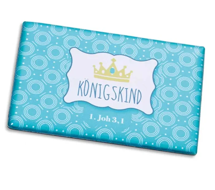 Königskind® Magnet 8 x 5,5 cm, türkis