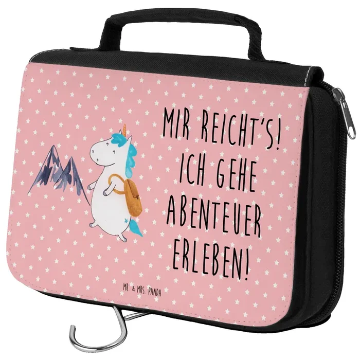 Kulturbeutel Einhorn Bergsteiger