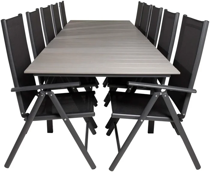 Levels Outdoor-Tischset + Break 224cm/8St.