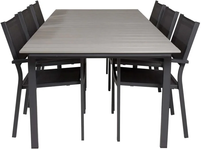 Levels Outdoor-Tischset + Copacabana 224cm/6St.
