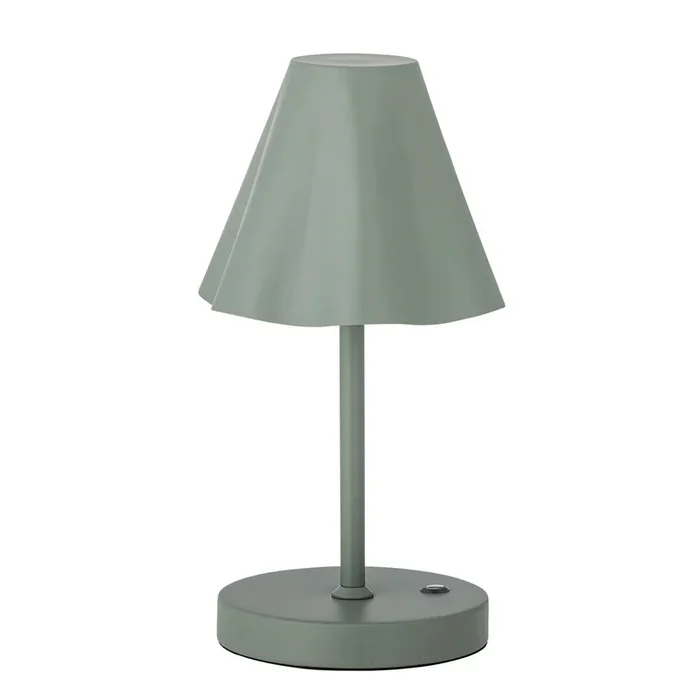 Lianna Tragbare Lamp, Wiederaufladbar, Grün, Metall