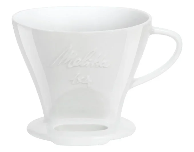 MELITTA Kaffeefilter Porzellan 1×4 weiss
