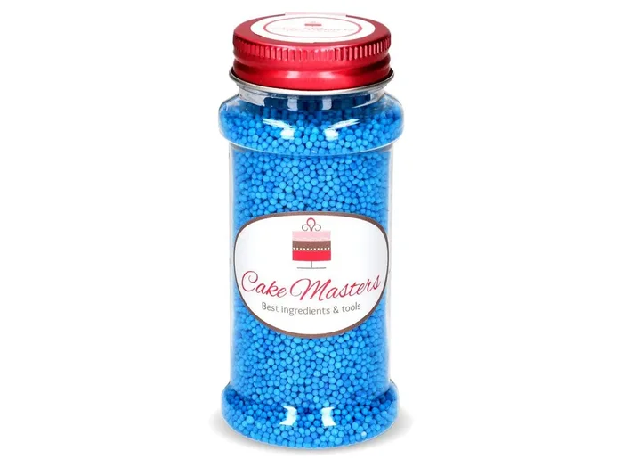 Mini Zucker Perlen blau, 90g