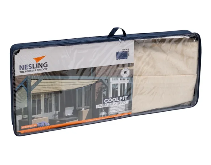 NESLING Faltsonnensegel Coolfit off white 400×200 cm