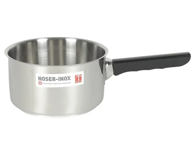 NOSER Stielkasserolle schwarz Inox 2.5 Liter ø 18 cm