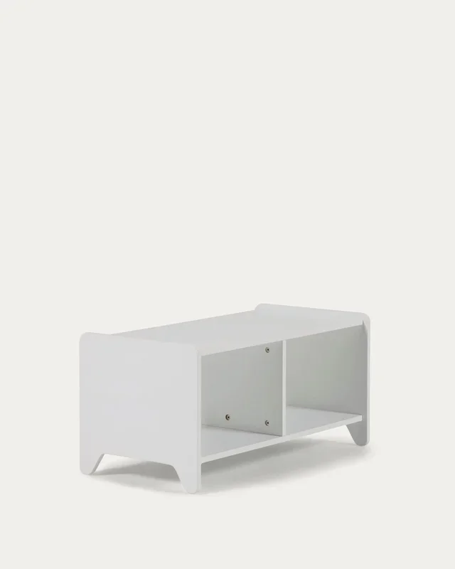 Nunila Aufbewahrungsmöbel aus weissem MDF 78 cm