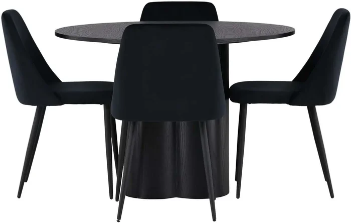 Olivia Esszimmerset + Night ⌀110cm/4St.