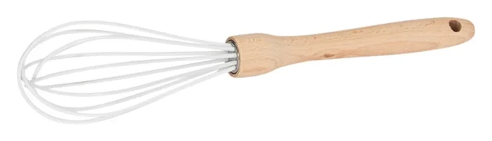 PATISSE Schneebesen Silikon Holz weiss Prima Line 30 cm