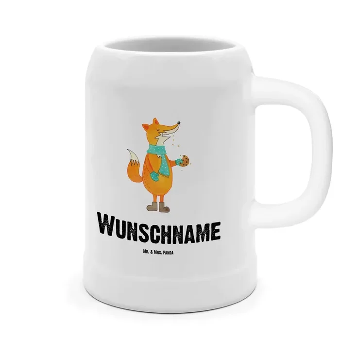 Personalisierter Bierkrug Fuchs Keks