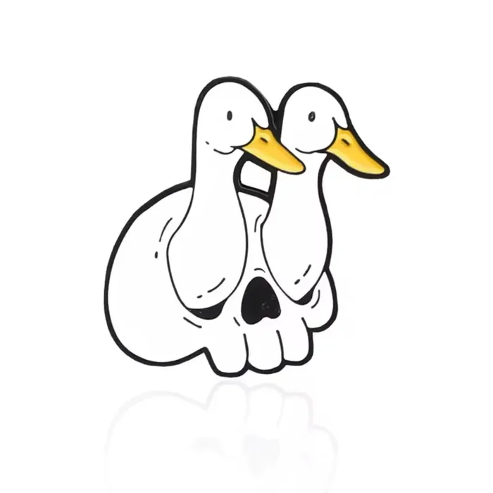 Pin’s Canards Blancs Skull