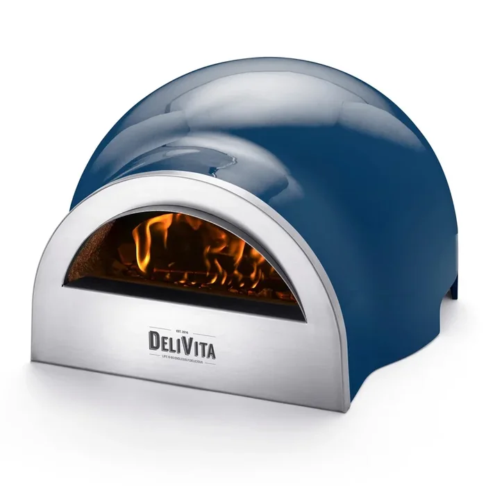 Pizzaofen blau