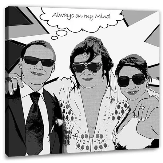 Pop Art Bild vom Foto – 1-Lichtenstein 18 (li-1-18)