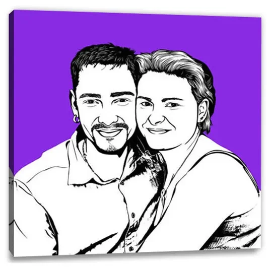 Pop Art Bild vom Foto – 1-Warhol pure 11 (wpu-1-11)