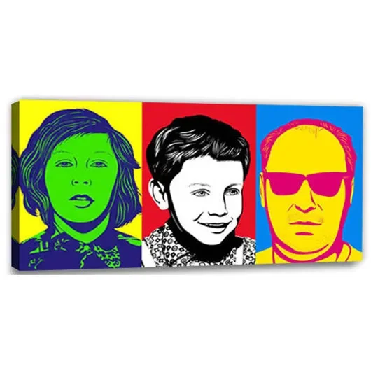 Pop Art Bild vom Foto – 3-Warhol pure 05 (wpu-3-05)