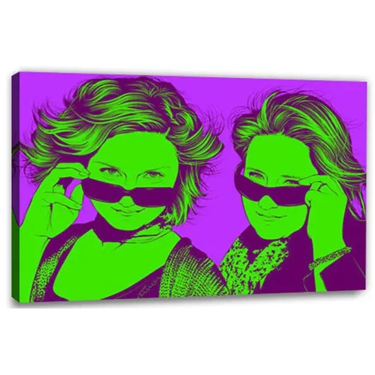 Pop-Art vom Foto – 1-Warhol pure 19 (wpu-1-19)