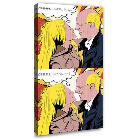 Pop-Art vom Foto – 2-Lichtenstein 06 (li-2-06)