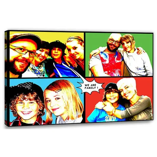 Pop-Art vom Foto – 4-Warhol pure 72 (wpu-4-72)