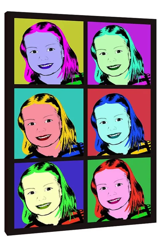 Pop-Art vom Foto – 6-Warhol Plus 10 (wpl-6-10)