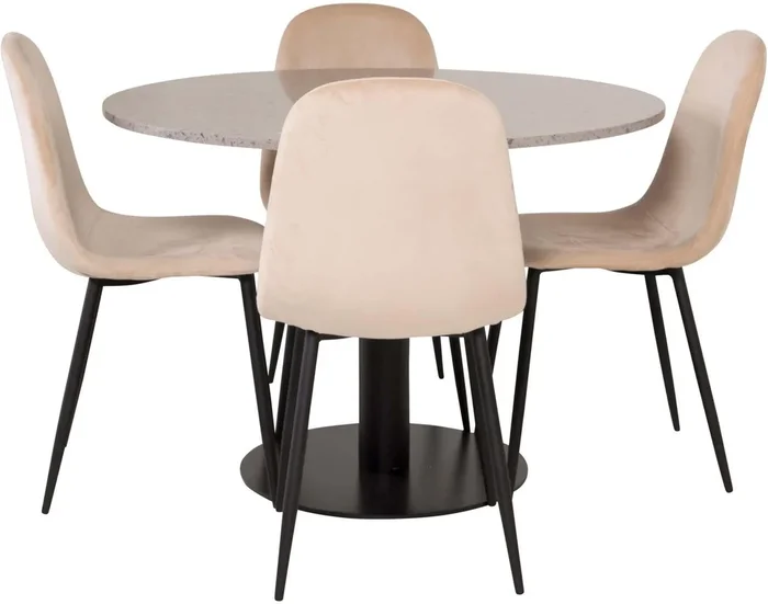 Razzia Esszimmerset + Polar ⌀106cm/4St.