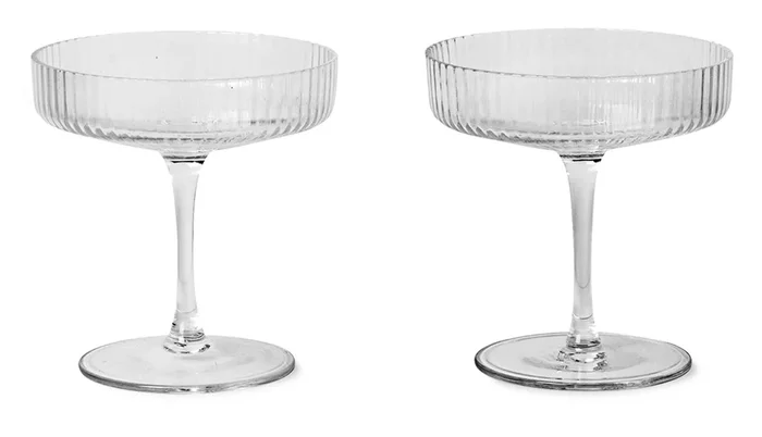 Ripple Champagnerglas 2er Set