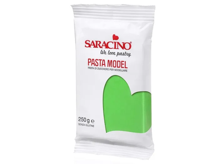 Saracino Modellierfondant Pasta Model hellgrün, 250g