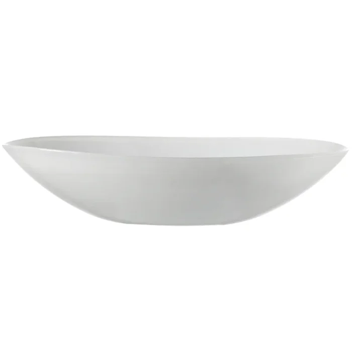 Schale ALABASTRO 32 cm weiß oval