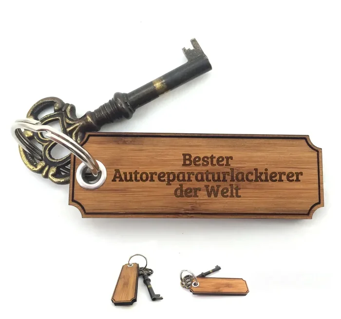 Schlüsselanhänger Classic Gravur Autoreparaturlackierer