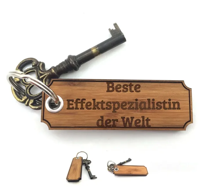Schlüsselanhänger Classic Gravur Effektspezialistin