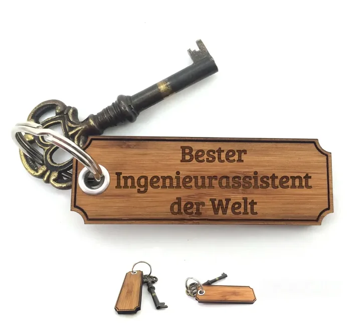 Schlüsselanhänger Classic Gravur Ingenieurassistent
