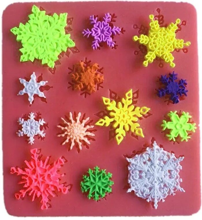 Schneeflocken, Frozen, Eiskönigin Silikonform