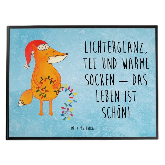 Schreibtischunterlage Fuchs Weihnachten