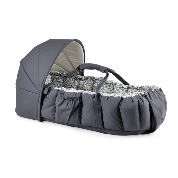 Sebra 3 in 1 Babynestchen Set mit Verdeck tragbar Blau Blue Olive Babynest mit Tragegriff