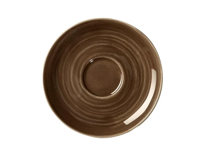 Seltmann Weiden Terra Erdbraun Espresso-Untertasse 12 cm