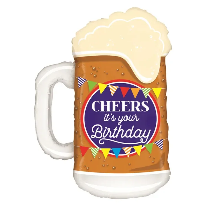 Shape Folienballon „Cheers Bierkrug “ | 86 cm