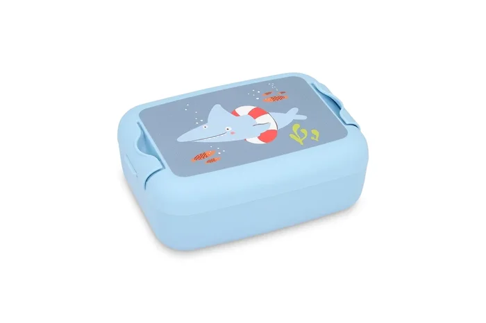 Silly Beasties Lunchbox Hai blau