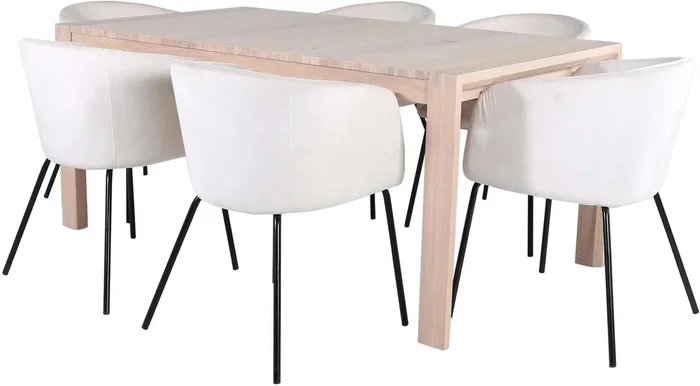 Slider Esszimmerset ausziehbar + Berit 170cm/6St.