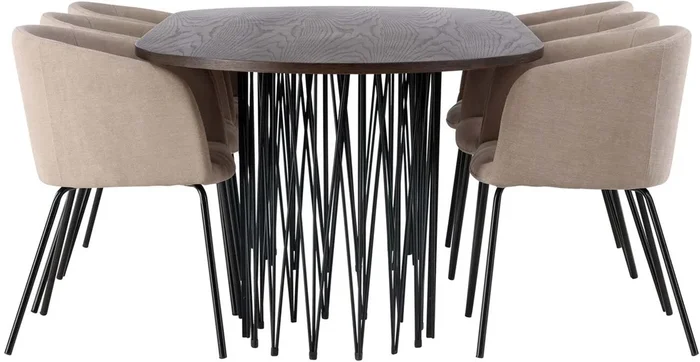 Stone Esszimmerset + Berit 220cm/6St.