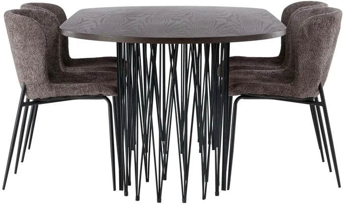 Stone Esszimmerset + Modesto 220cm/4St.