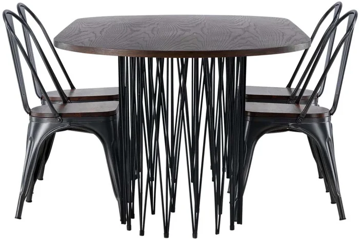 Stone Esszimmerset + Tempe 220cm/4St.