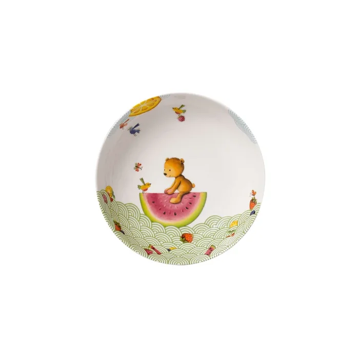 Villeroy & Boch Vorteilset 2 Stück Hungry as a Bear Kinderteller tief bunt 1486652752 und Geschenk + Spende