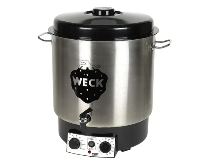 WECK Sterilisiertopf Vollautomatik Inox mit Hahn 30 l