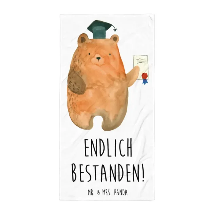 XL Badehandtuch Bär Prüfung
