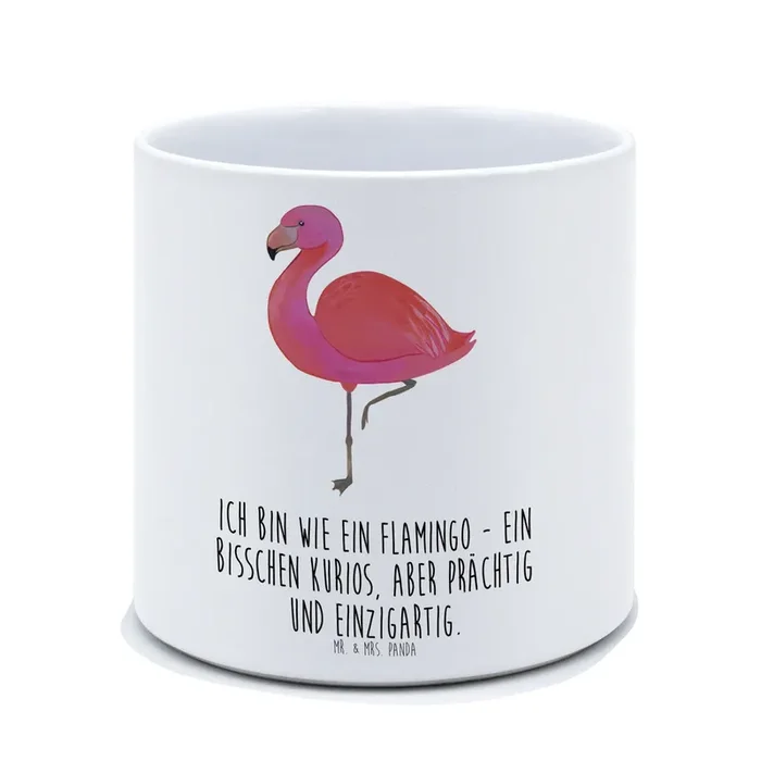 XL Blumentopf Flamingo Classic
