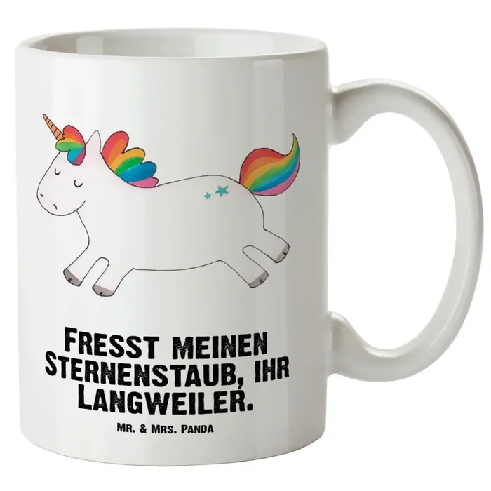 XL Tasse Einhorn Happy