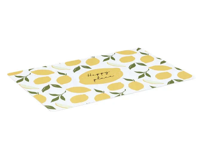 ZELLER Tischset Lemons weiss gelb 45×30 cm