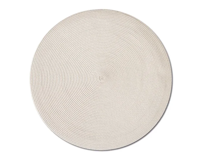 ZELLER Tischset Twist creme PP ø 38 cm
