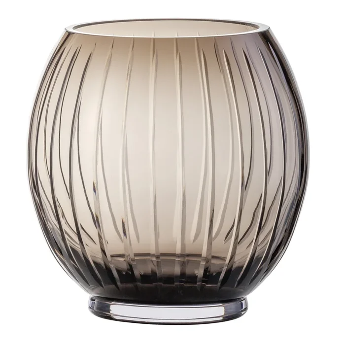 ZWIESEL GLAS handmade VASE SIGNUM 190 SMOKY BROWN 122252