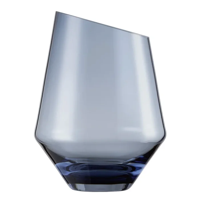 ZWIESEL GLAS handmade VASE/WINDLICHT DIAMONDS H 220 MM BLAU KLAR (KT1) 122216
