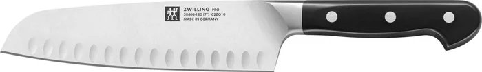 Zwilling Pro Santokumesser mit Kullen 180 mm